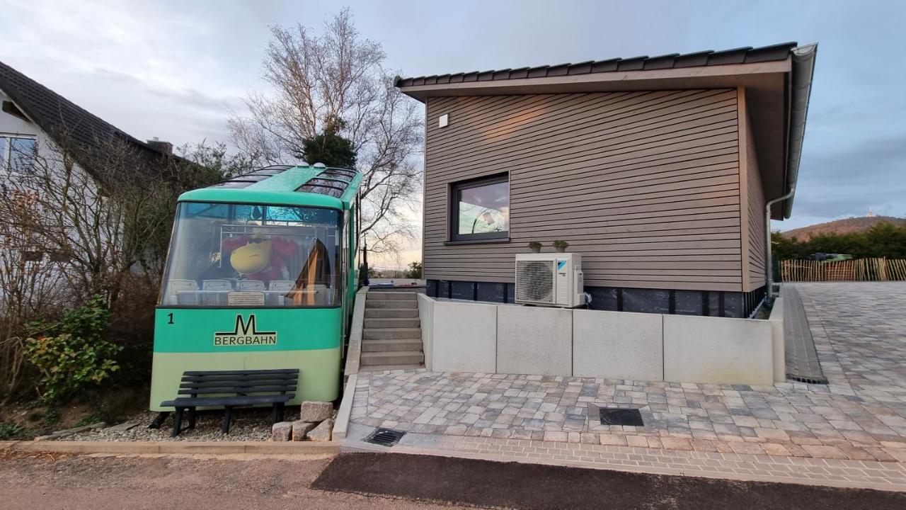 Exklusives Holzhaus Mit Bergbahn - Baden-Baden Im Schwarzwaldヴィラ エクステリア 写真